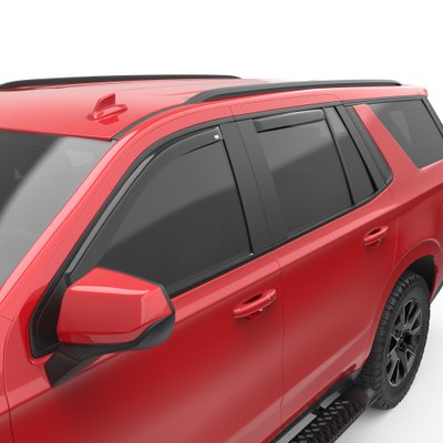 Дефлектори вікон, к-т 4 шт вставні Chevrolet Sierra 2019 - 2023 темні Crew Cab EGR 571695. 571695. фото