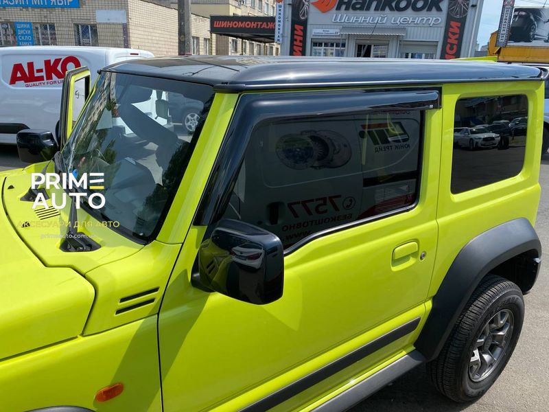 Дефлектори вікон к-т 2-шт темні Suzuki Jimny 2019 + EGR 92290024B 92290024B фото