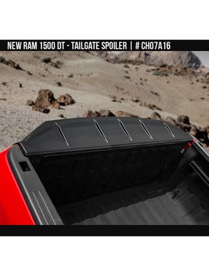 Спойлер на задній борт Dodge RAM 1500 new 2019-2023 чорний AIR DESIGN CH07A16 CH07A16 фото