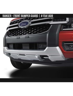 Накладка переднього бамперу Ford Ranger USA 2024 чорний та срібний AIR DESIGN FO41A08 FO41A08 фото