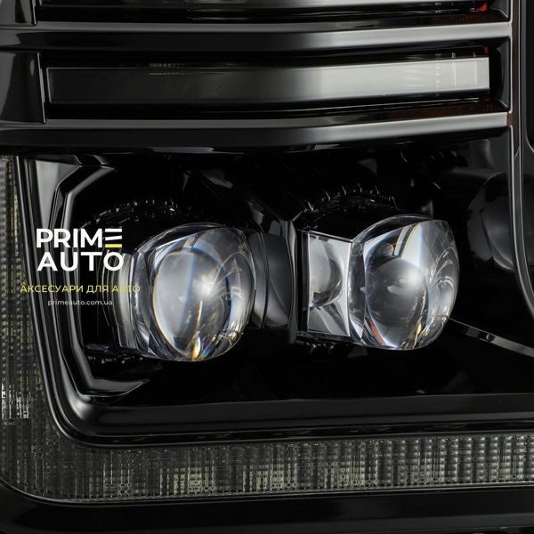 Передні фари Ford F-150 2018-2020 LED NOVA серія колір Alpha-Black AlphaRex AXHL-FF18-PPTS-LED-FLB-A-G2 AXHL-FF18-PPTS-LED-FLB-A-G2 фото