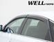 Дефлекторы окон, к-т 4 шт, с хромированным молдингом Toyota Avalon 2013 - 2018 Wellvisors 3-847TY050 3-847TY050 фото 3