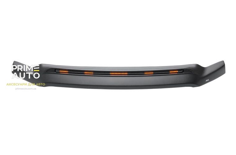 Дефлектор капоту клеючий Aeroskin PRO зі світлодіодною стрічкою чорний матовий Ford F-150 2022 - 2023 AVS 953196 953196 фото