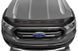 Дефлектор капоту клеючий Aeroskin PRO зі світлодіодною стрічкою чорний матовий Ford Ranger 2019 - 2023 AVS 953166 953166 фото 1