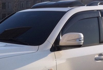 Дефлектори вікон передні к-т 2шт димчаті Toyota Land Cruiser 200 2008 - 2021 EGR 91292062B 91292062B фото