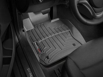 Килими автомобільні 3D Лайнери передні BMW X1 2013 - 2015 чорний WeatherTech 443651 443651 фото