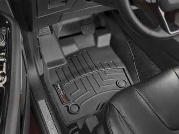 Килими автомобільні 3D Лайнери передні Ford Edge 2015 - 2025 чорний WeatherTech 448151 448151 фото