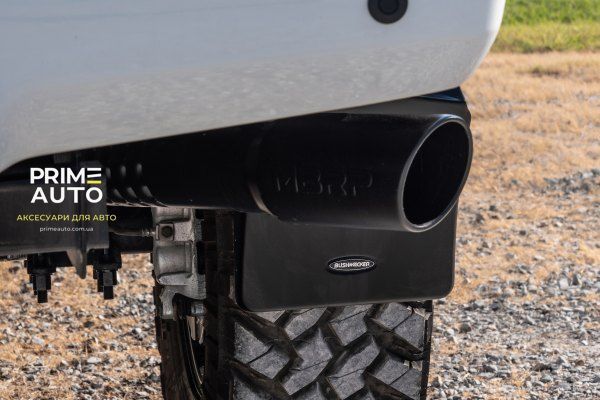 Брызговики задние Ford F-150 2015-2017 гладкие BLACK Bushwacker MUD-20092 MUD-20092:: фото