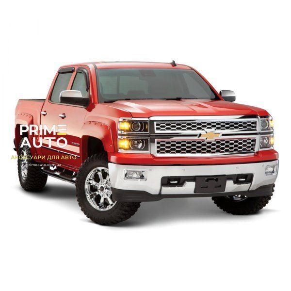 Расширители арок комплект 4 шт Chevrolet Silverado 3500 HD 2015-2019 Forge-style черный Bushwacker 48111-08&hellip; 48111-08&hellip; фото