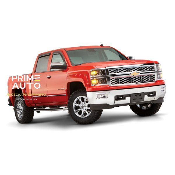 Расширители арок комплект 4 шт Chevrolet Silverado 3500 HD 2015-2019 Forge-style черный Bushwacker 48111-08&hellip; 48111-08&hellip; фото