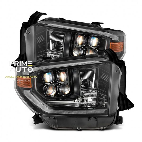 Передні фари Toyota Tundra 2014-2021 LED NOVA серія колір Alpha-Black AlphaRex 880832 880832 фото