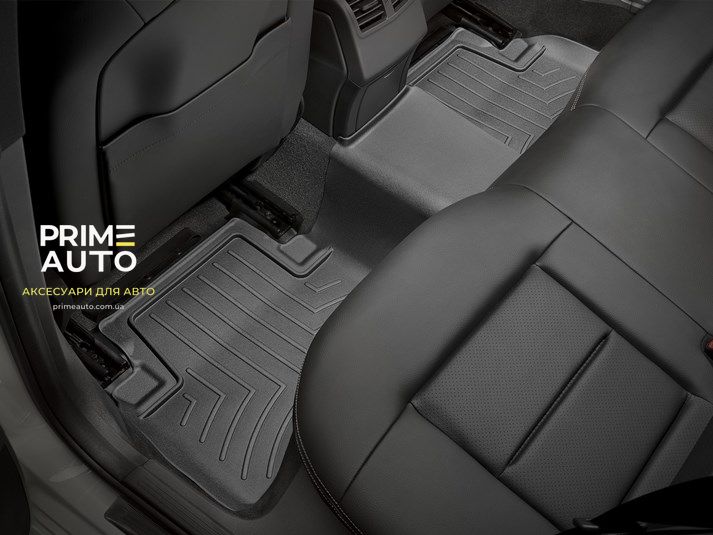 Килими автомобільні, 3D лайнери, 2й ряд Mercedes-Benz E-Class 2010 - 2016 чорний WeatherTech 442583 442583 фото