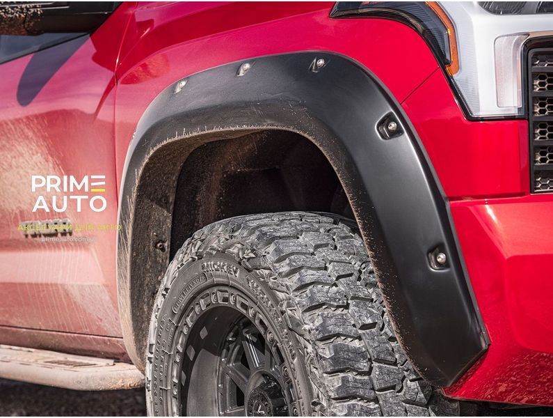Розширювачі арок комплект 4 шт Toyota Tundra 2022 - 2026 Pocket - style чорний Bushwacker 30925 - 02 30925-02 фото