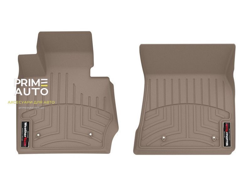 Килими автомобільні 3D Лайнери передні BMW X4 2011 - 2018 бежевий WeatherTech 453311 453311. фото
