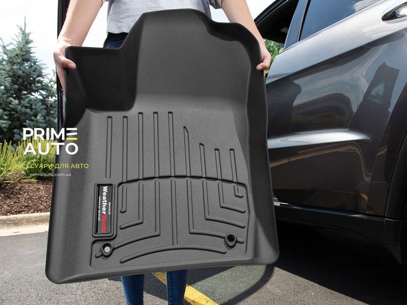 Килими автомобільні, 3D лайнери, 2й ряд Mercedes-Benz E-Class 2010 - 2016 чорний WeatherTech 442583 442583 фото