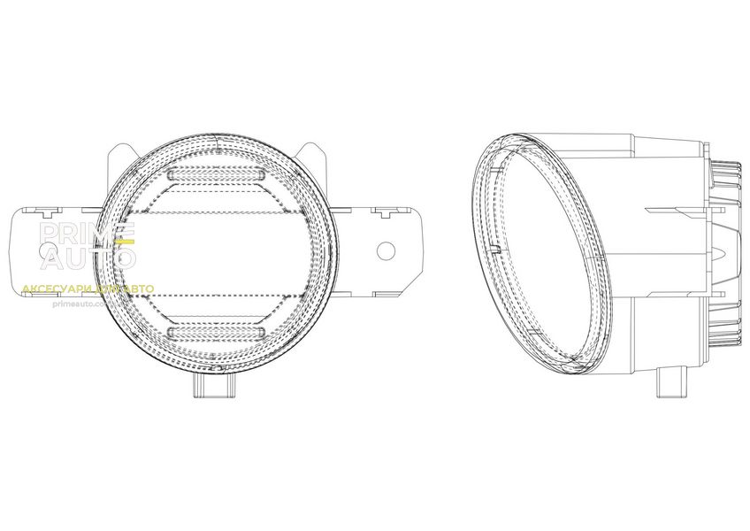 Противотуманні фари DoubleTap LED Nissan Pathfinder 2013-2016 AlphaRex 210003 210003_. фото