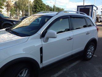 Дефлектори вікон передні+задні к-т 4шт темні Chevrolet Captiva 2006 - 2018 EGR 92465020B 92465020B фото