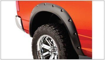 Розширювачі арок задні 2 шт RAM/Dodge Ram 2500 2010-2025 Pocket-style чорний Bushwacker 50038-02 50038-02.. фото