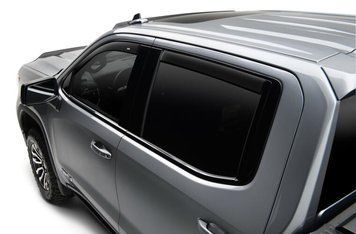 Дефлекторы окон клеящиеся дымчатые LOW PRO Chevrolet Silverado 1500 2019 - 2026 к-т 4 шт AVS 894075 894075 фото
