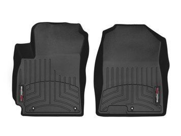 Коврики автомобильные 3D Лайнеры Передние Hyundai Kona 2018 - 2023 черный WeatherTech 4413761 4413761 фото