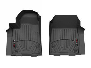 Килими автомобільні 3D Лайнери передні Chevrolet Silverado EV 2024 чорний WeatherTech 4418801V 4418801V фото