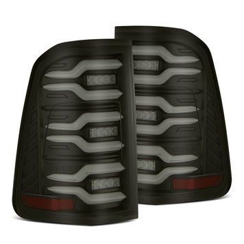 Задні ліхтарі Ram 1500 2019-2024 LED LUXX серія чорні AlphaRex 640040 640040 фото