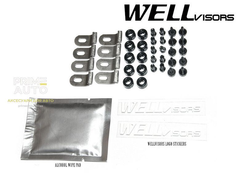 Дефлектори вікон к-т 4 шт з хромованим молдингом Lexus ES 2002 - 2006 Wellvisors 3-847LX010 3-847LX010 фото