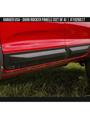 Молдинги бокові Ford Ranger USA 2019-2023 чорний AIR DESIGN FO26D17 FO26D17 фото