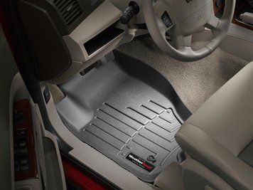 Коврики автомобильные 3D Лайнеры передние Jeep Commander 2006 - 2010 черный WeatherTech 440131 440131. фото