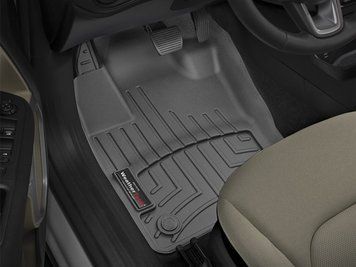 Коврики автомобильные 3D Лайнеры передние Jeep Renegade 2015 - 2023 черный WeatherTech 448141 448141 фото