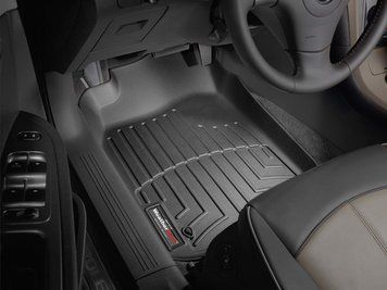 Килими автомобільні 3D Лайнери передні Chevrolet Malibu 2007 - 2012 чорний WeatherTech 441441 441441. фото