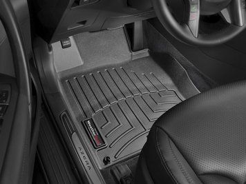 Килими автомобільні 3D Лайнери передні Kia Cadenza 2014 - 2016 чорний WeatherTech 444891 444891. фото