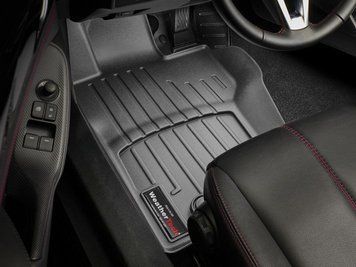 Килими автомобільні 3D Лайнери передні Mazda MX-5 Miata 2016 - 2025 чорний WeatherTech 448471 448471 фото