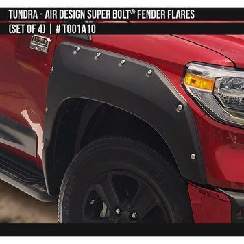 Фендера Toyota Tundra 2014-2021 чорний AIR DESIGN TO01A10 TO01A10 фото
