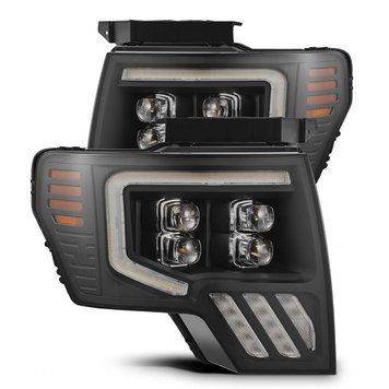 Передні фари Ford F-150 2009-2014 NOVA-Series Black AlphaRex 880095 880095 фото