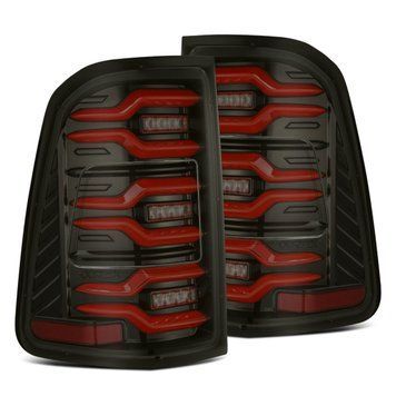 Задні ліхтарі Ram 1500 2019-2024 LED LUXX серія чорно-червоні AlphaRex 640050 640050 фото