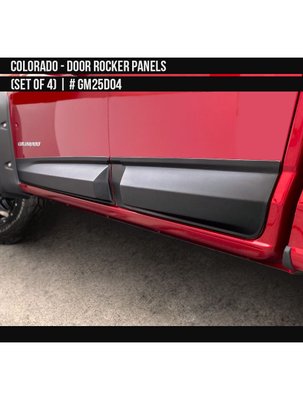 Молдинги бокові Chevrolet Colorado 2016-2023 чорний AIR DESIGN GM25D04 GM25D04 фото