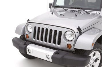 Дефлектор капоту клеючий Aeroskin хромований Jeep Wrangler JL 2018 - 2025 AVS 622156 622156 фото