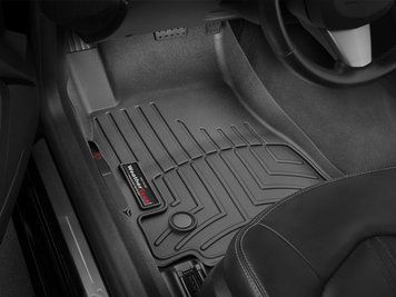 Килими автомобільні 3D Лайнери передні Cadillac CTS 2011 - 2015 чорний WeatherTech 445921 445921 фото