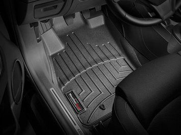 Килими автомобільні 3D Лайнери передні Citroen C3 2010 - 2015 чорний WeatherTech 444611444612 444611 фото