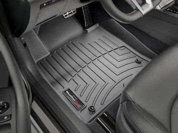 Килими автомобільні 3D Лайнери передні Hyundai Sonata 2017 - 2019 чорний WeatherTech 446661 446661. фото
