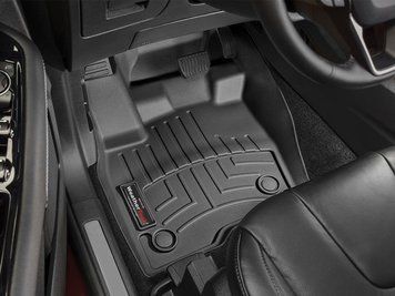 Килими автомобільні 3D Лайнери передні Lincoln Nautilus 2016 - 2023 чорний WeatherTech 448451 448451. фото