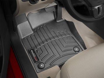 Килими автомобільні 3D Лайнери передні Volkswagen Beetle 2012 - 2019 чорний WeatherTech 443381 443381 фото