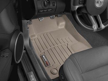 Коврики автомобильные 3D Лайнеры передние Ford Mustang 2010 - 2014 бежевый WeatherTech 453481 453481 фото