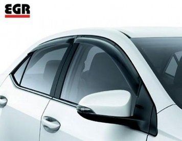 Дефлектори вікон передні+задні к-т 4шт темні Toyota Corolla 2013 - 2018 EGR 92492070B 92492070B фото
