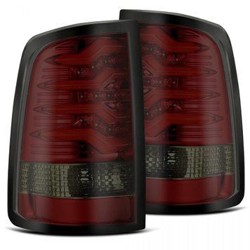 Задние фонари RAM/Dodge Ram 1500 Classic 2009-2024 LED PRO серия красно-дымчатые AlphaRex 640020 640020 фото