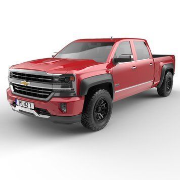 Расширители арок Chevrolet Silverado 1500 2014 - 2018 Standard Style под покраску EGR BLF2009 BLF2009 фото