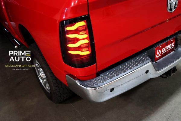 Задні ліхтарі RAM/Dodge Ram 1500 Classic 2009-2018 LUXX-Series Black AlphaRex 640004 640004 фото