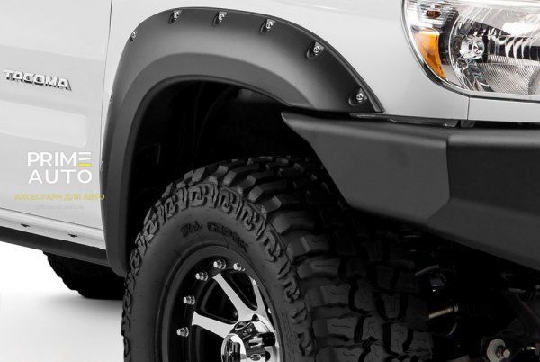 Розширювачі арок комплект 4 шт Toyota Tacoma 2016-2023 Forge-style чорний Bushwacker 38125-08 38125-08 фото