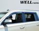 Дефлектори вікон к-т 4 шт з хромованим молдингом Cadillac Escalade ESV 2015 - 2020 Wellvisors 3-847CH024 3-847CH024.. фото 9